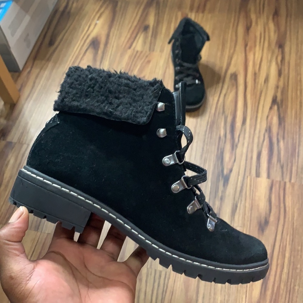 G.H Bass & Co “Audrey” Suede/Fury Women Boots